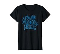 Haunted Mansion Foolish Halloween T-Shirt, Damen, Schwarz, XS