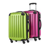 Hauptstadtkoffer - Alex - 2er Handgepäck Kofferset Hartschale glänzend, Kabinengepäck mit Zahlenschloss, 55 cm, 42 Liter, 4 Doppelrollen