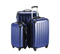 HAUPTSTADTKOFFER - Alex - Kofferset 3 Größen Hartschalenkoffer Trolley, 4 Rollen, Hartschale glänzend (S, M & L)