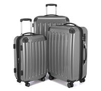 HAUPTSTADTKOFFER - Alex - Kofferset 3 Größen Hartschalenkoffer Trolley, 4 Rollen, Hartschale glänzend (S, M & L)