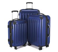 HAUPTSTADTKOFFER - Alex - Kofferset 3 Größen Hartschalenkoffer Trolley, 4 Rollen, Hartschale glänzend (S, M & L)