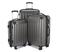 Hauptstadtkoffer Alex - 3er Kofferset - Handgepäckskoffer 55 cm, mittelgroßer Koffer 65 cm + großer Reisekoffer 75 cm, Hartschale ABS/PC, TSA, Titan