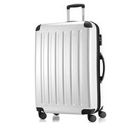 Hauptstadtkoffer - Alex - 4 Doppel-Rollen Großer Hartschalen-Koffer Trolley Rollkoffer Reisekoffer, 75 cm, 119 L, Weiß