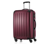 Hauptstadtkoffer - Alex - 4 Doppel-Rollen Hartschalen-Koffer Trolley Rollkoffer Reisekoffer, 65 cm, 74 L, Burgund