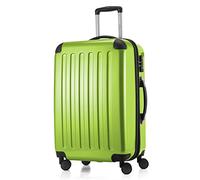 Hauptstadtkoffer ALEX - Erweiterbarer Hartschalenkoffer 65 cm (74 L) mit TSA-Schloss - robuster Trolley-Reisekoffer mit 4 Doppelrollen, Apfelgrün