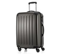 Hauptstadtkoffer ALEX - Erweiterbarer Hartschalenkoffer 65 cm (74 L) mit TSA-Schloss - robuster Trolley-Reisekoffer mit 4 Doppelrollen, Graphite
