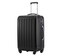 HAUPTSTADTKOFFER Alex - Mittelgroßer Hartschalenkoffer, TSA, 4 Rollen, Koffer, Trolley, Rollkoffer, Reisekoffer, Volumenerweiterung, 65 cm, 74 Liter, Schwarz