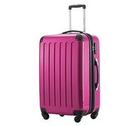 Hauptstadtkoffer Alex - Erweiterbarer Hartschalenkoffer 65 cm (74 L) mit TSA-Schloss - robuster Trolley-Reisekoffer mit 4 Doppelrollen, Magenta