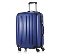 Hauptstadtkoffer Alex - Erweiterbarer Hartschalenkoffer 65 cm (74 L) mit Zahlenschloss - robuster Trolley-Reisekoffer mit 4 Doppelrollen, Dunkelblau