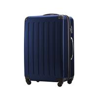 Hauptstadtkoffer ALEX - Erweiterbarer Hartschalenkoffer 75 cm (119 L) mit TSA-Schloss - robuster Trolley-Reisekoffer mit 4 Doppelrollen, Dunkelblau