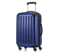 Hauptstadtkoffer ALEX - Handgepäck Koffer 55x36x23 cm, 42 L, TSA Schloss, erweiterbarer Hartschalen Trolley aus PC/ABS, 3,2 kg, 4 Doppelrollen, Dunkelblau