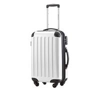 Hauptstadtkoffer Alex - Handgepäck Koffer 55x38x23 cm, 42 L, TSA Schloss, erweiterbarer Hartschalen Trolley aus PC/ABS, 3,2 kg, 4 Doppelrollen, Weiß