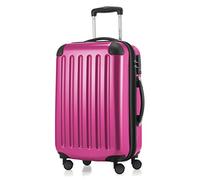 Hauptstadtkoffer Alex - Handgepäck Koffer 55x38x23 cm, 42 L, TSA Schloss, erweiterbarer Hartschalen Trolley aus PC/ABS, 3,2 kg, 4 Doppelrollen, Magenta