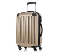 Hauptstadtkoffer Alex - Handgepäck Koffer 55x38x23 cm, 42 L, Zahlenschloss, erweiterbarer Hartschalen Trolley aus PC ABS, 3,2 kg, 4 Doppelrollen, Champagner