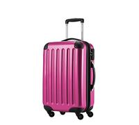 Hauptstadtkoffer Alex - Handgepäck Koffer 55x38x23 cm, 42 L, Zahlenschloss, erweiterbarer Hartschalen Trolley aus PC ABS, 3,2 kg, 4 Doppelrollen, Magenta