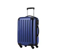 Hauptstadtkoffer Alex - Handgepäck Koffer 55x38x23 cm, 42 L, Zahlenschloss, erweiterbarer Hartschalen Trolley aus PC ABS, 3,2 kg, 4 Doppelrollen, Dunkelblau