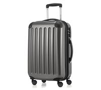 Hauptstadtkoffer Alex - Handgepäck Koffer 55x38x23 cm, 42 L, Zahlenschloss, erweiterbarer Hartschalen Trolley aus PC ABS, 3,2 kg, 4 Doppelrollen, Titan