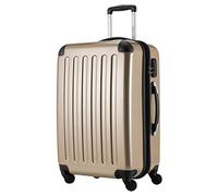 Hauptstadtkoffer Alex - Mittelgroßer Hartschalenkoffer, 4 Rollen, Koffer, Trolley, Rollkoffer, Reisekoffer, Volumenerweiterung, 65 cm, 74 Liter, Champagner