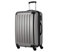 Hauptstadtkoffer Alex - Mittelgroßer Hartschalenkoffer, 4 Rollen, Koffer, Trolley, Rollkoffer, Reisekoffer, Volumenerweiterung, 65 cm, 74 Liter, Titan