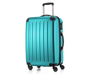 Hauptstadtkoffer Alex - Mittelgroßer Hartschalenkoffer, TSA, 4 Rollen, Koffer, Trolley, Rollkoffer, Reisekoffer, Volumenerweiterung, 65 cm, 74 Liter, Türkis