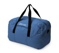 Faltbare Reisetasche, große Reisetasche faltbar, leichte Sporttasche groß faltbar, foldable travel bag big, 55 Liter, Darkblue Dunkelblau