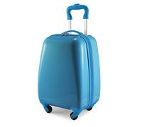 Hauptstadtkoffer - for Kids - Kindergepäck, Kinderkoffer, Hartschalenkoffer, Reise Trolley für Kinder, Handgepäck, 24 Liter, Cyanblau