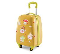 For Kids - Kindergepäck + reflektierende Aufkleber Feen, Kinderkoffer, Hartschalenkoffer für Kinder, Handgepäck, 24 Liter, Gelb Gelb