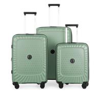 Hauptstadtkoffer Kotti - 3er Kofferset - Handgepäckskoffer 55 cm, mittelgroßer Koffer 65 cm + großer Reisekoffer 75 cm, Hartschale PP (Recycelt), TSA, Mint
