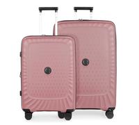 Hauptstadtkoffer Kotti - Kofferset 2 teilig - Rollkoffer 65 + 75 cm mit Erweiterung Hartschalentrolleys Aufgabegepäck leichte Trolleys, recyceltes PP, TSA, Rose