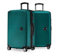 Hauptstadtkoffer - Mitte - 2er Kofferset Trolley-Set, Rollkoffer mit Dehnfalte 65cm, ABS, TSA, Türkis