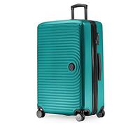 Hauptstadtkoffer Mitte - Großer Hartschalenkoffer, TSA, 4 Rollen, Check-In Gepäck mit 8 cm Volumenerweiterung, 77cm, 130 Liter, Türkis