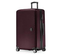 Hauptstadtkoffer Mitte Großer Koffer (77 cm) 112-130 L, Burgund | ABS-Hartschale · TSA-Zahlenschloss · XL Erweiterung · 4 Rollen · Austauschbare Ersatzteile · Fernreisen · 2-3 Wochen