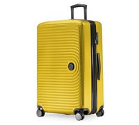 Hauptstadtkoffer Mitte Großer Koffer (77 cm) 112-130 L, Gelb | ABS-Hartschale · TSA-Zahlenschloss · Erweiterbar · 4 Rollen · Austauschbare Ersatzteile · Aufgabegepäck · Urlaub · 2-3 Wochen