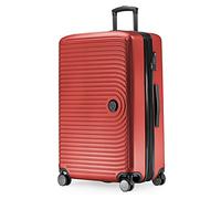 Hauptstadtkoffer Mitte Großer Koffer (77 cm) 112-130 L, Rot | ABS-Hartschale · TSA-Zahlenschloss · XL Erweiterung · 4 Rollen · Austauschbare Ersatzteile · Fernreisen · 2-3 Wochen