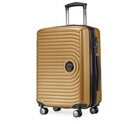 Hauptstadtkoffer Mitte Handgepäck 55x40x23 cm 55 Lmit Anhänger, Herbstgold | ABS-Hartschale · TSA · XL Erweiterung · 4 Rollen · Austauschbare Ersatzteile · Kurzurlaub · Digitaler Kofferanhänger