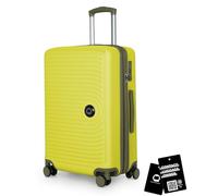 Hauptstadtkoffer Mitte Koffer 68 cm 74-88 Lmit Anhänger, Lemon | ABS-Hartschale · TSA · XL Erweiterung · 4 Rollen · Austauschbare Ersatzteile · Urlaub · 1-2 Wochen · Digitaler Kofferanhänger