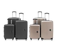 Hauptstadtkoffer Mitte - Koffer-Set Koffer Trolley, TSA (S,M & L), Graphite HK-5400-GR & Mitte - 3er Kofferset - Handgepäckskoffer 55 cm