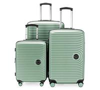 Hauptstadtkoffer Mitte Kofferset (55/68/77 cm) 273 L, Mint | ABS-Hartschale · TSA-Zahlenschloss · XL Erweiterung · 4 Rollen · Austauschbare Ersatzteile · S,M & L · Für Familien