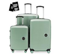 Hauptstadtkoffer Mitte Kofferset 55/68/77 cm 273 Lmit Anhänger, Mint | ABS-Hartschale · TSA · XL Erweiterung · 4 Rollen · Austauschbare Ersatzteile · S,M & L · Digitaler Kofferanhänger