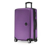 Hauptstadtkoffer Mitte - Mittelgroßer Hartschalenkoffer, TSA, 4 Rollen, Check-In Gepäck mit 8 cm Volumenerweiterung, 68 cm, 88 L, Aubergine