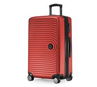 Hauptstadtkoffer Mitte - Mittelgroßer Hartschalenkoffer, TSA, 4 Rollen, Check-In Gepäck mit 8 cm Volumenerweiterung, 68 cm, 88 L, Rot