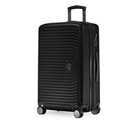 Hauptstadtkoffer Mitte Mittelgroßer Koffer (68 cm) 74-88 L, Schwarz | ABS-Hartschale · TSA-Zahlenschloss · XL Erweiterung · 4 Rollen · Austauschbare Ersatzteile · Urlaub · 1-2 Wochen