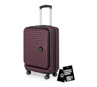 Hauptstadtkoffer Mitte Toploader 55x40x20 cm 47 Lmit Anhänger, Burgund | ABS-Hartschale · TSA-Zahlenschloss · Laptopfach · 4 Rollen · Austauschbare Ersatzteile · Digitaler Kofferanhänger
