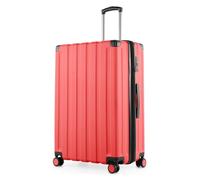 Hauptstadtkoffer Q-Damm - Großer Hartschalenkoffer, TSA, Reisekoffer, 4 Rollen, Check-In Gepäck mit 6 cm Volumenerweiterung, 78cm, 133 Liter, Koralle