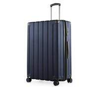 Hauptstadtkoffer Q-Damm - Großer Hartschalenkoffer, TSA, 4 Rollen, Check-In Gepäck mit 6 cm Volumenerweiterung, 78cm, 133 Liter, Dunkelblau