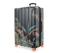 Hauptstadtkoffer Q-Damm - Großer Hartschalenkoffer, TSA, 4 Rollen, Check-In Gepäck mit 6 cm Volumenerweiterung, 78cm, 133 Liter, Design Leopard
