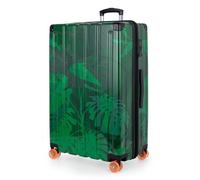 Hauptstadtkoffer Q-Damm - großer Rollkoffer mit Erweiterung 4 Rollen, 78 cm 133 L, Check-In Gepäck Koffer Trolley Hartschale Polycarbonat/ABS, TSA, Design Floral