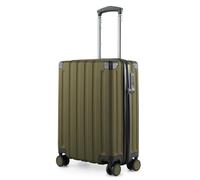Hauptstadtkoffer Q-Damm - Handgepäck 54x37x21, TSA, 4 Rollen, Reisekoffer, Trolley, Hartschalenkoffer, Rollkoffer, Handgepäckkoffer, Bordgepäck Koffer, Avocado