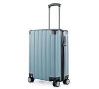 Hauptstadtkoffer Q-Damm - Handgepäck 54x37x21, TSA, 4 Rollen, Reisekoffer, Trolley, Hartschalenkoffer, Rollkoffer, Handgepäckkoffer, Bordgepäck Koffer, Poolblau