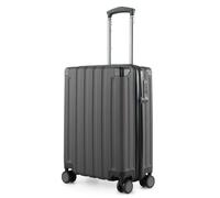 Hauptstadtkoffer Q-Damm - Handgepäck 54x37x21, TSA, 4 Rollen, Reisekoffer, Trolley, Hartschalenkoffer, Rollkoffer, Handgepäckkoffer, Bordgepäck Koffer, Graphite